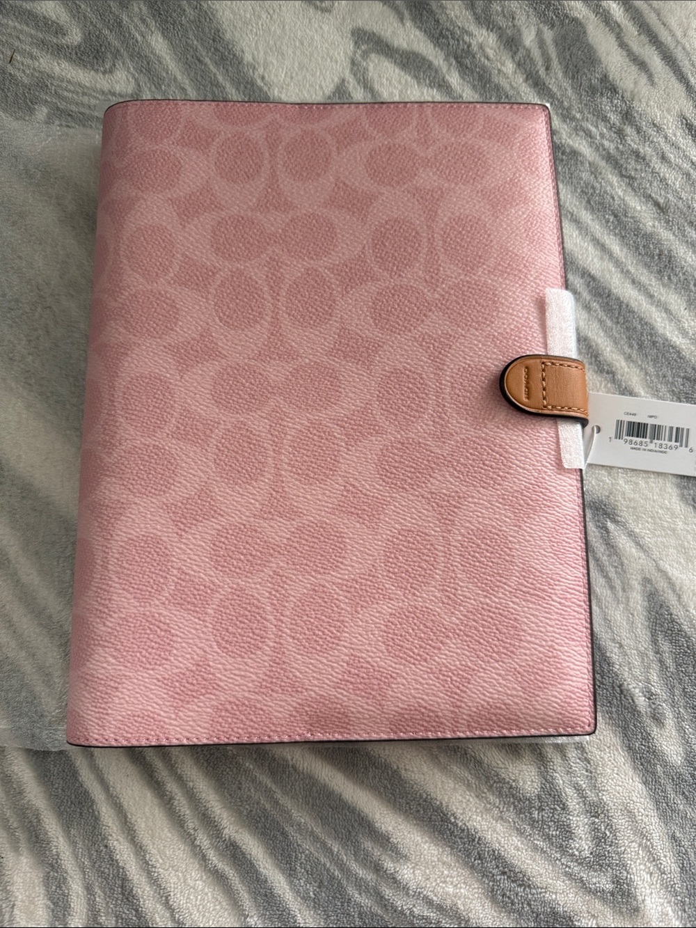 NWT Coach Powder Pink notebook